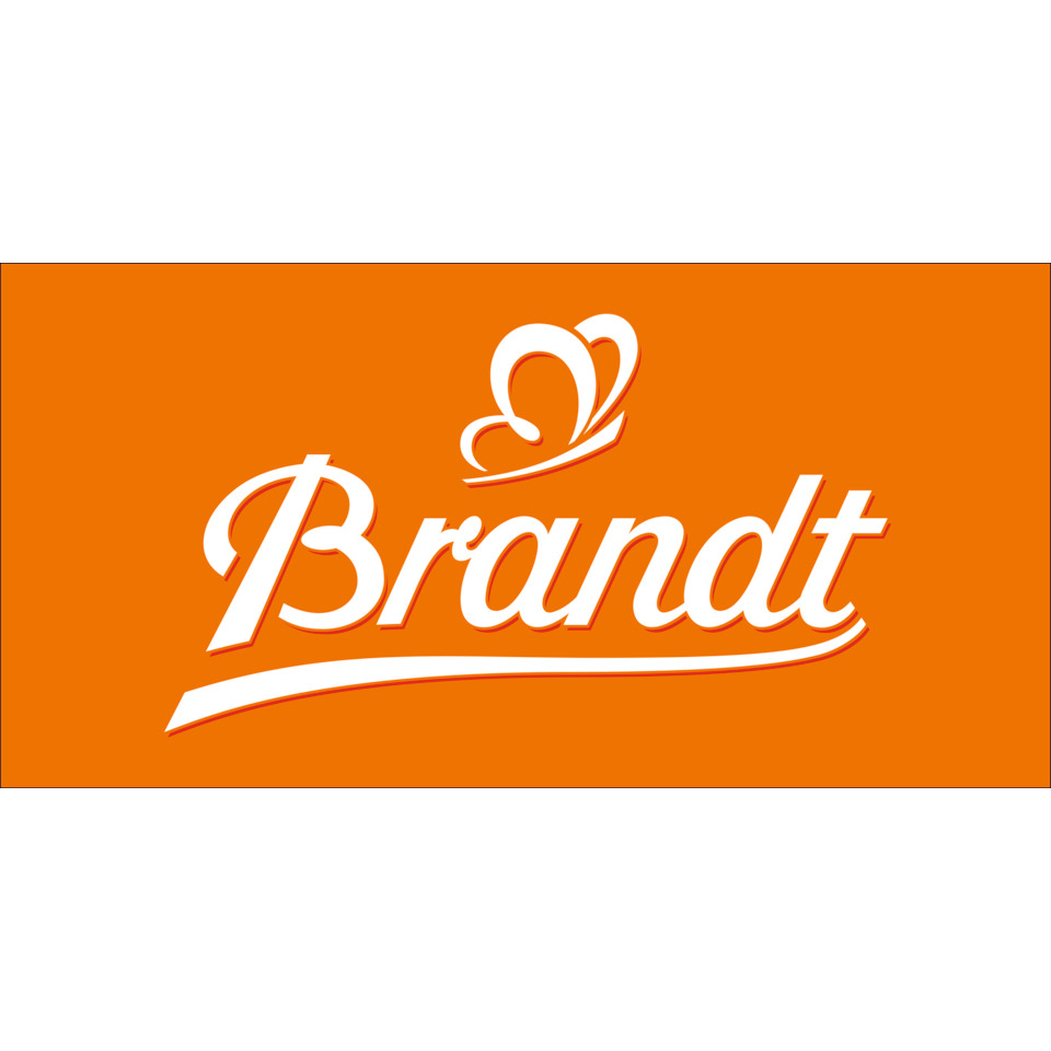 brandt, Logo, orange, Herz, Schriftzug