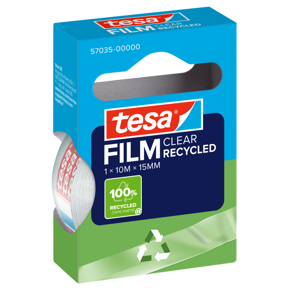 Filament, Recycled, Tape, Clear, 10m