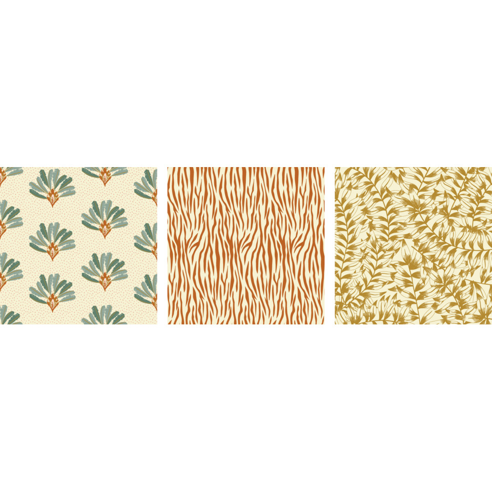 Pattern, Animal print, Tiere, Blätter- motif, Zebra-ähnlich