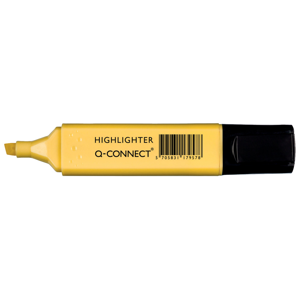 Hochlighter, Marker, Gelb, Korrekturmarker, Q-Connect