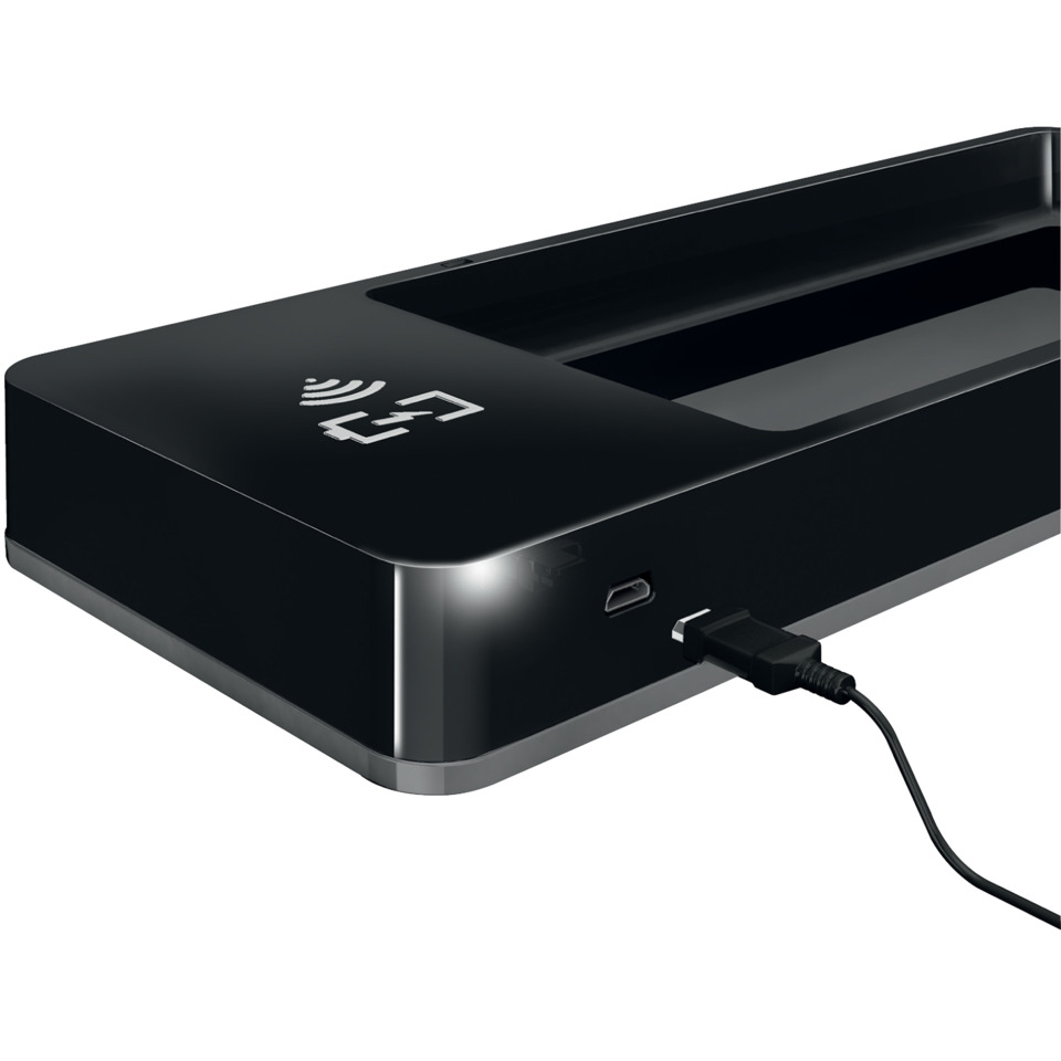 USB-C, Docking station, Card reader, Schwarz, glänzend