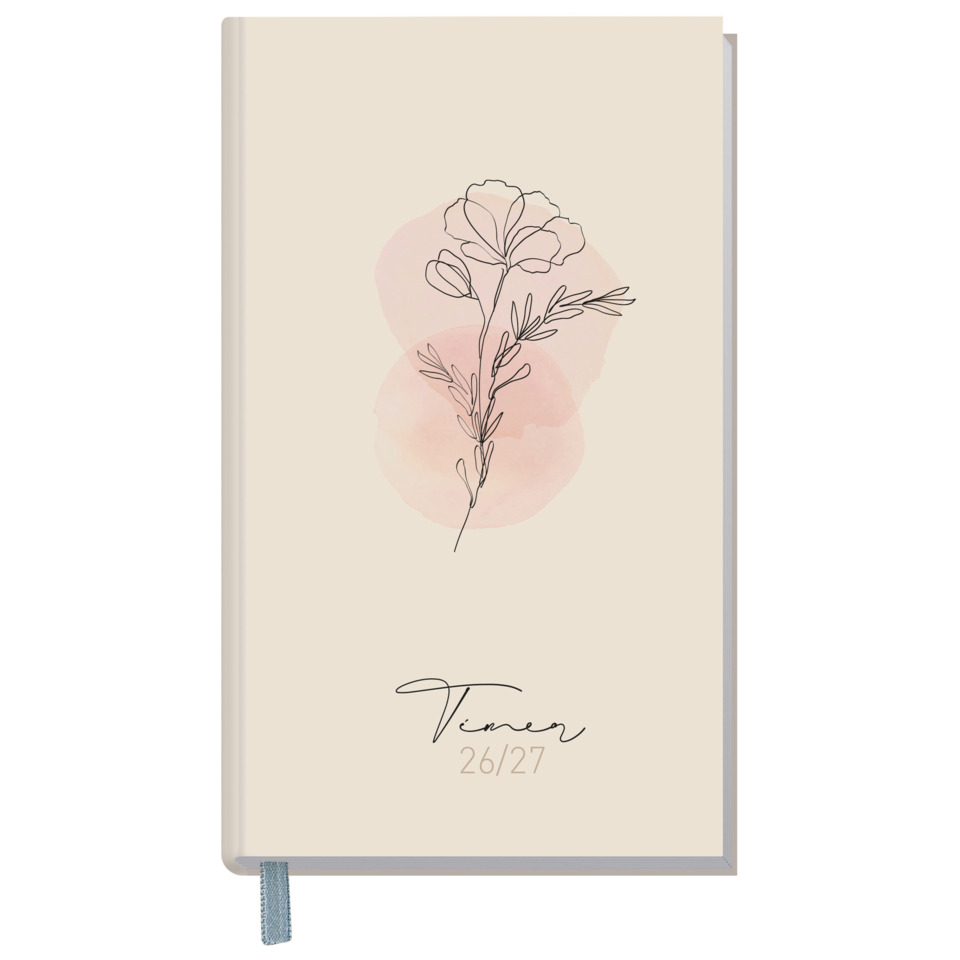 Notizbuch, Notizheft, Notebook, Blumenmotiv, Einband