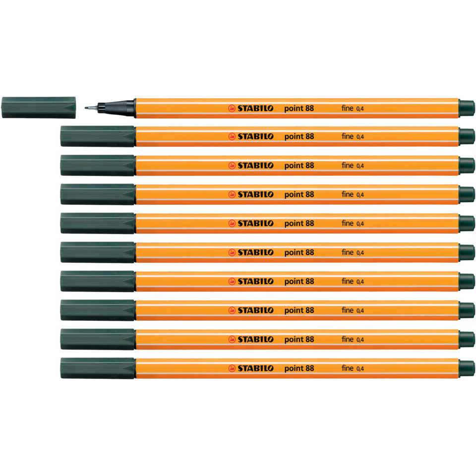 orange Stifte, Marker Stifte, feine Spitze, Stiftset, Stabilo