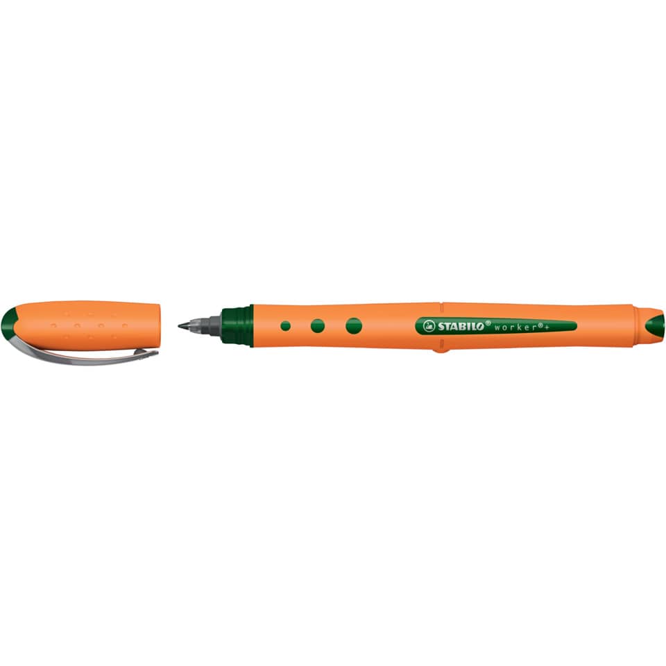 multicolor, Stift, Kugelschreiber, orange-green, Muster