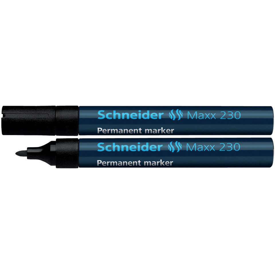 Permanentmarker, Markerstift, Feiner Spitze, Blau, Schneider Maxx 230