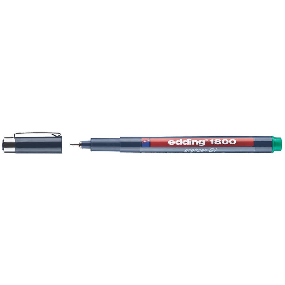 Edding 1800, Marker, Permanent marker, Fine tip, Blue body