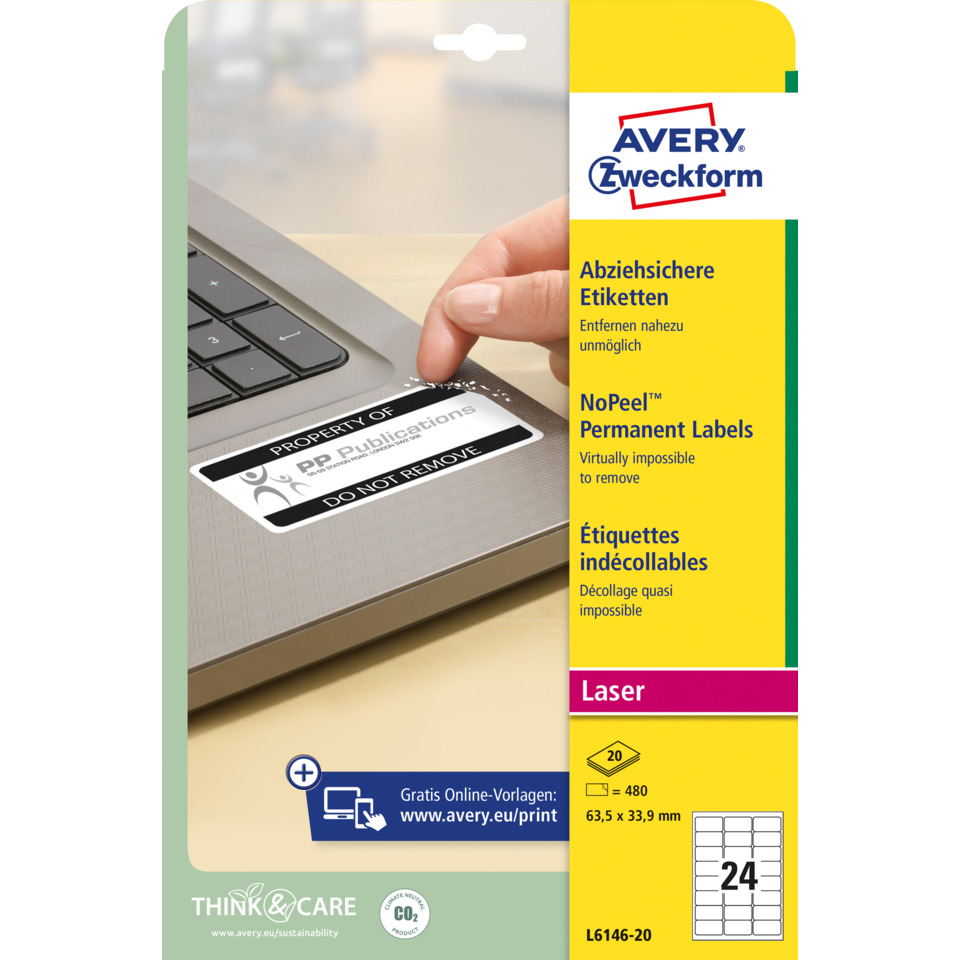Etiketten, Aufkleber, Laser, Permanent, Packung, Etiketten, Abziehetiketten, Laser, Laminat, Laptop