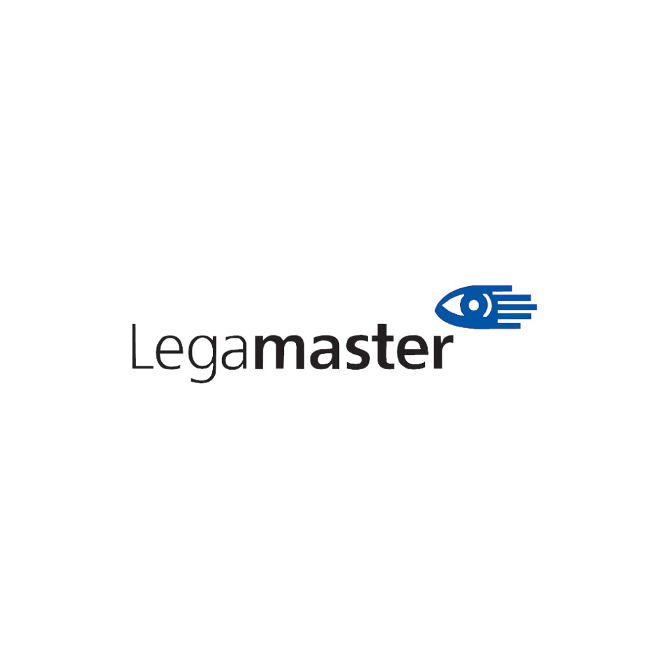 logo, Legamaster, blaues Symbol, Wortmarke, Markenzeichen