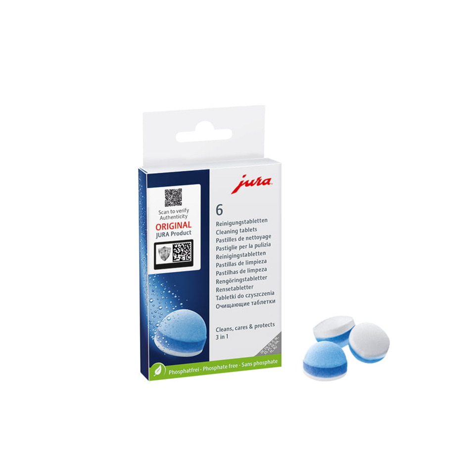 Reinigungstabletten, Putztabletten, Schwämme, 2-teiliges Set, Phosphatfrei