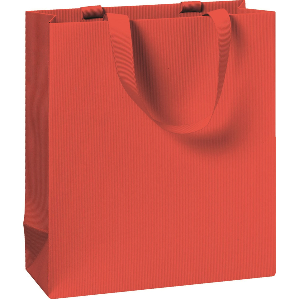Geschenktragetasche One Colour, 21x18x8cm, rot STEWO 2543784396