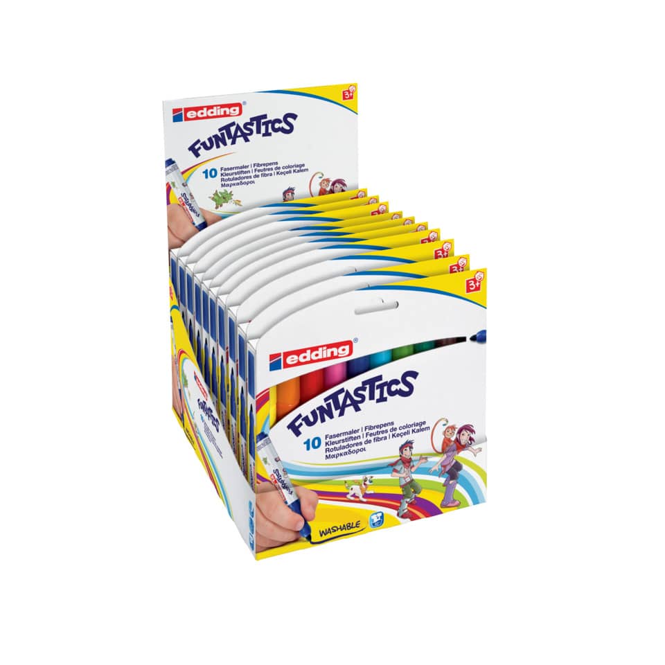 Farbmarker, Filzstifte, Kunstset, Kinderfarben, Waschbar