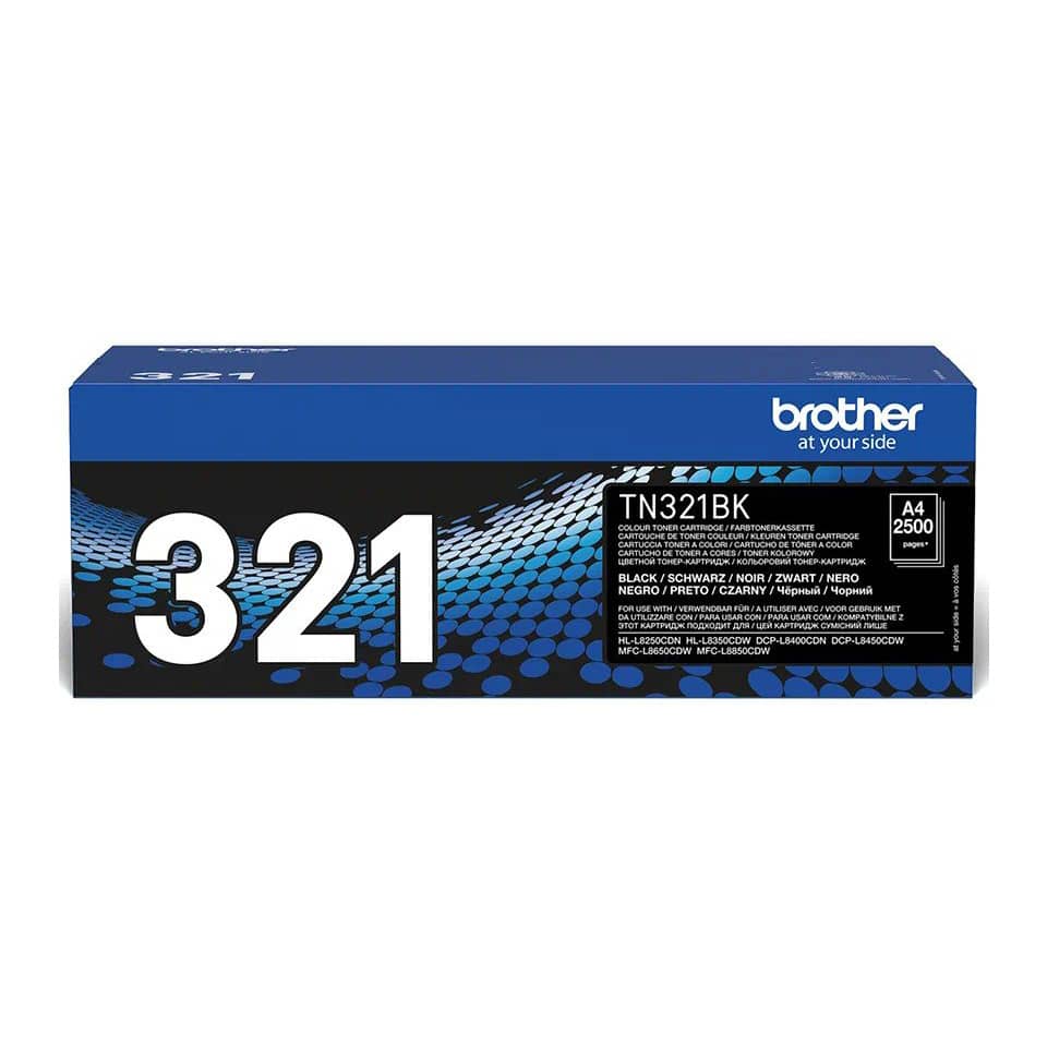 Lasertoner, schwarz BROTHER TN321BK