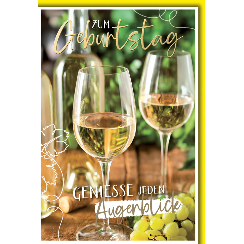 Wein, Weißwein, Weinglas, Trauben, Gläser-Arrangement