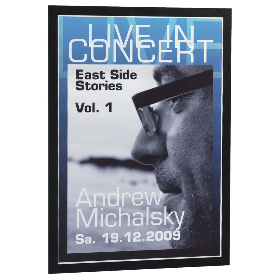 poster, Konzertposter, Andrew Michalsky, East Side Stories, Vol. 1