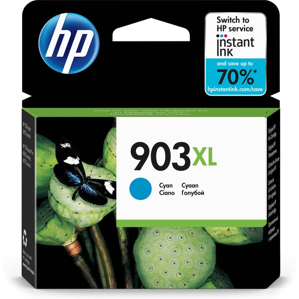 Druckertinte, Tintenpatrone, HP, 903XL, Cyan