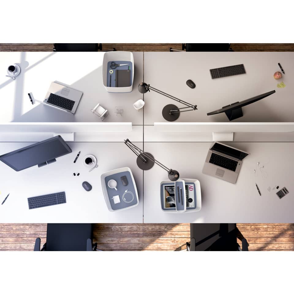 Schreibtisch, Arbeitsplatz, Laptop, Monitor, Drucker/Scanner