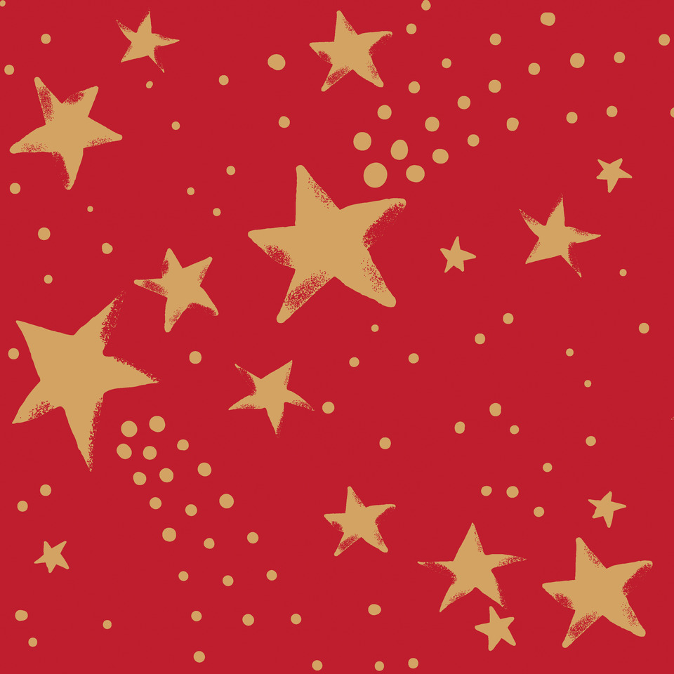 Sterne, Muster, Gold, Rot, Hintergrund