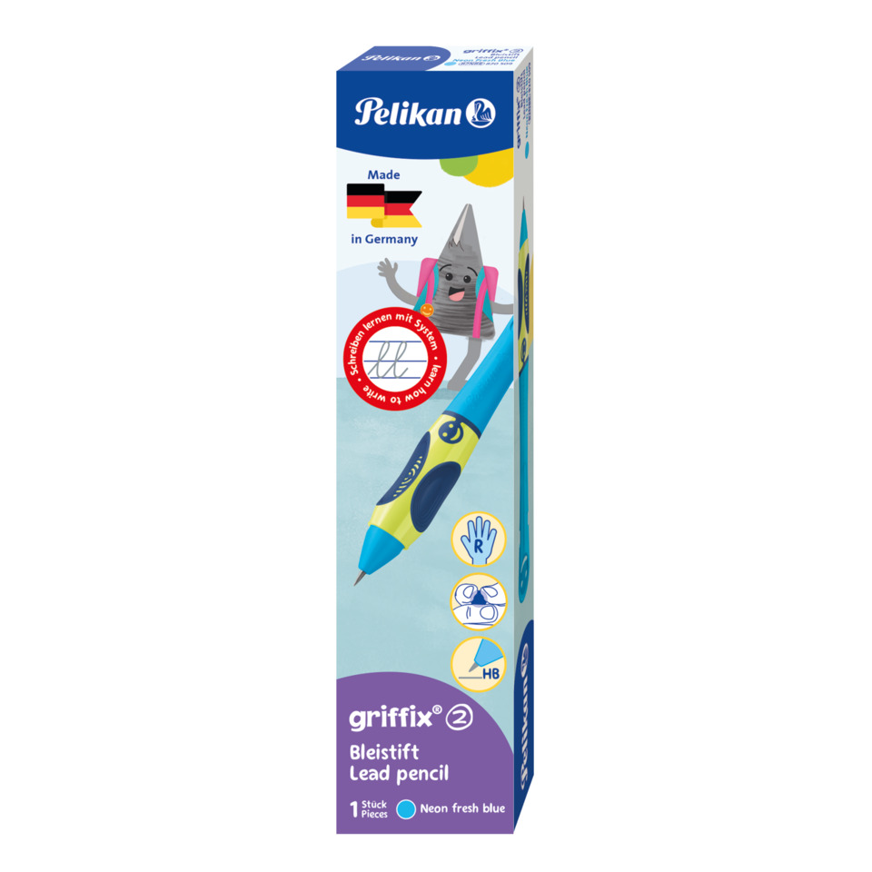 Lead pencil, Bleistift, HB, Gelb?, Neon blau?