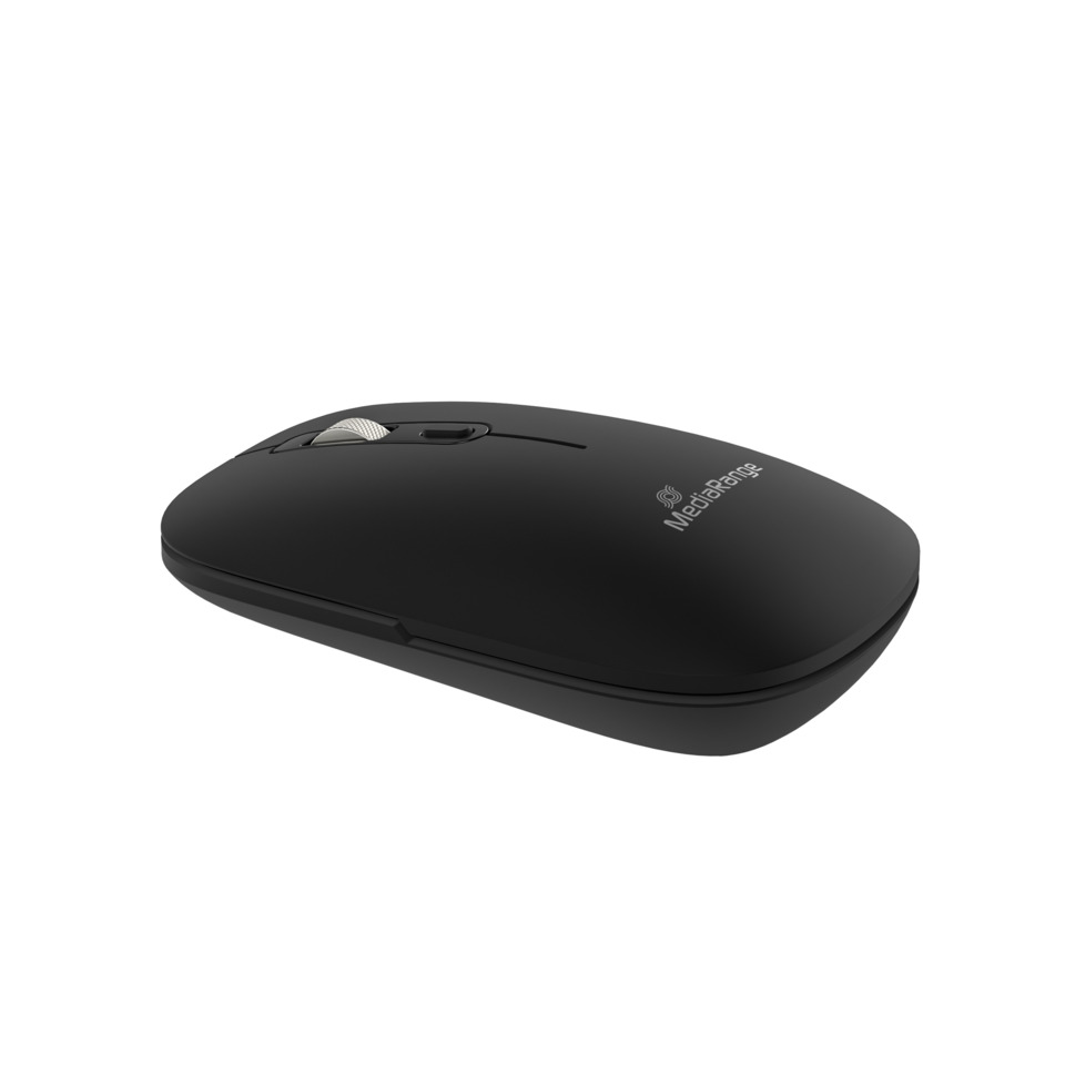 Maus, kabellos, Optische Maus, USB, Schwarz