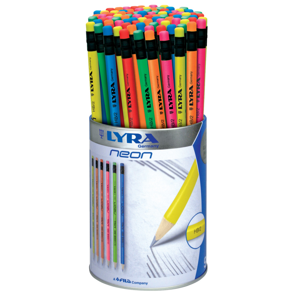 buntstifte, buntstift-Set, HB2, neonfarben, rundstiftstifte