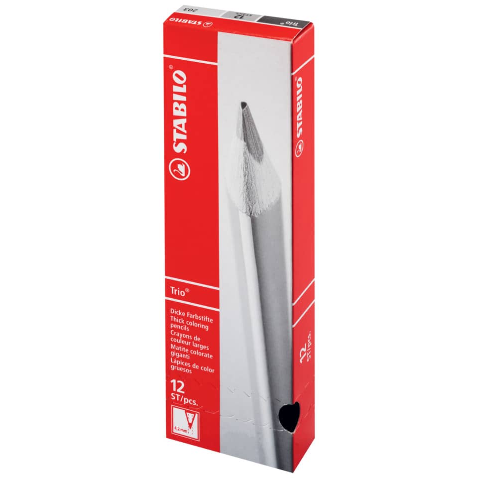 Bleistift, Schwarz, Holzbleistift, Spitzwinkel, 12er Pack
