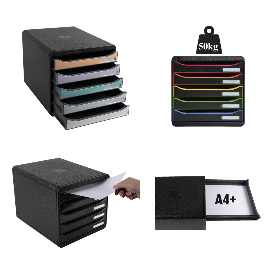 Schubladenbox, Schubladenelemente, Aktenordner, Dokumentenschublade, A4+