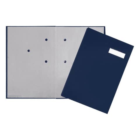 Unterschriftsmappe, 20 Fächer, blau Q-CONNECT KF31012