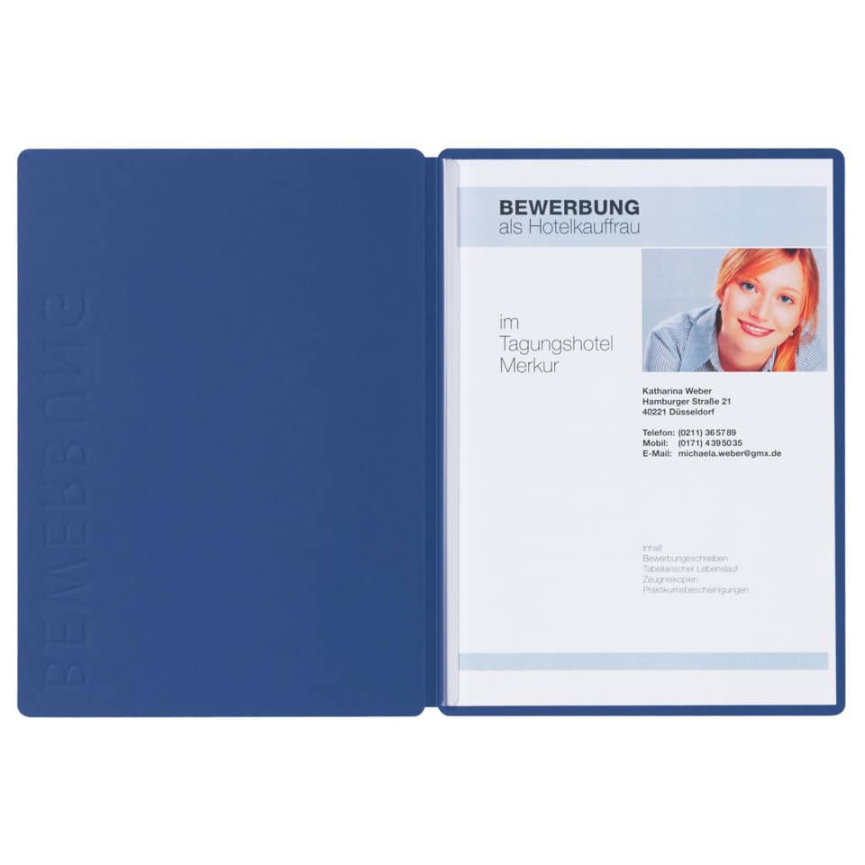 Brieftasche, Aktenmappe, Datenmappe, Blickfang, Blau