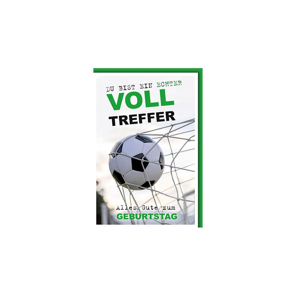 Fußball, Tor netz, Ball, Grüner Rahmen, Geburtstag