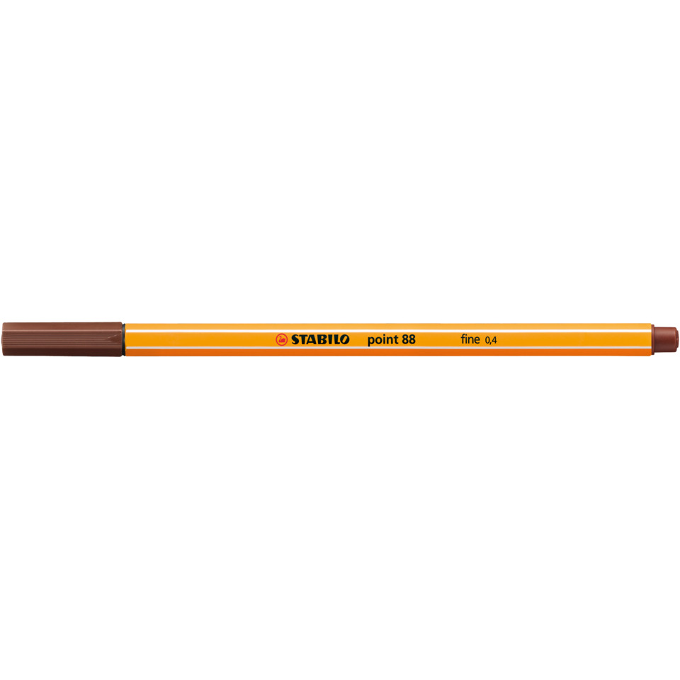 Marker, Orange, Braundeckel, doppelseitig, STABILO