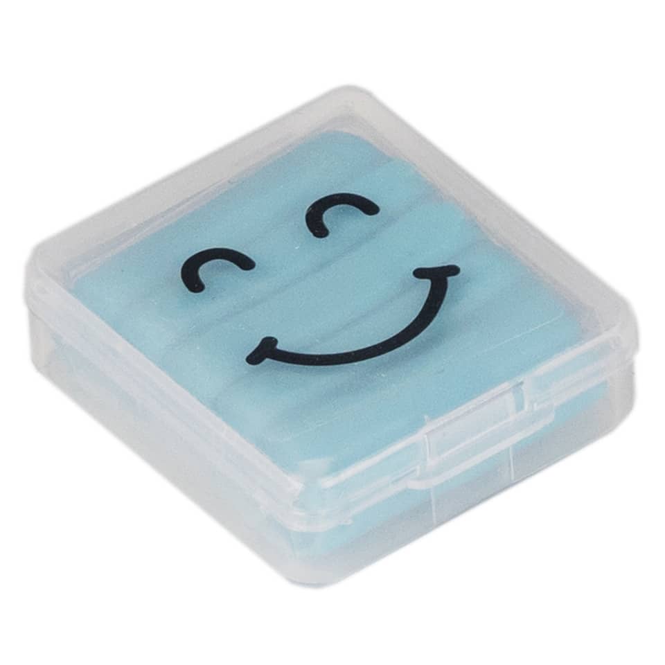 Mini-Box, Squishy, Blau, Lächelnd, Aufbewahrungsbox