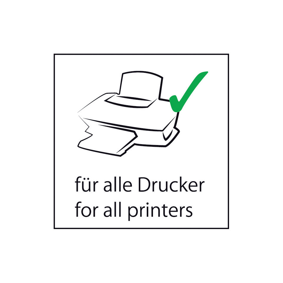 Druckerzubehör, Tintenstrahldrucker, Druckerkompatibel, Allgemein geeignet, Sticker Hinweis