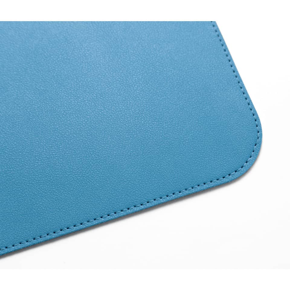 Schnittkante, Blau, Kunstleder, Hülle, Eckenrundung