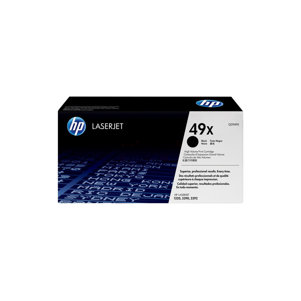 Laserjet, Tintenpatrone, Schwarz, HP, 49x