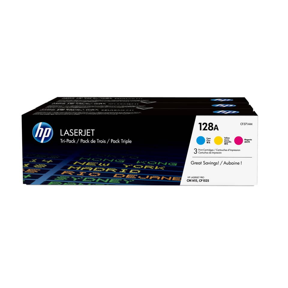 LaserJet, Tintenpatrone, 3er-Pack, Schwarz/Color?