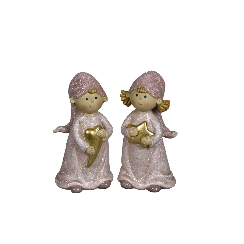 Figur, Engel, Goldene Sterne, Rosen-Gitarre?, Christbaumschmuck?