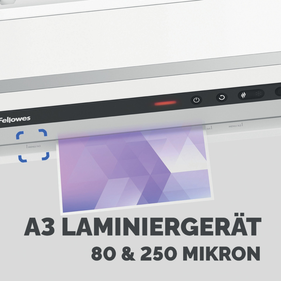 laminiergerät, A3, 80 250 micron, Laminate, Fellowes