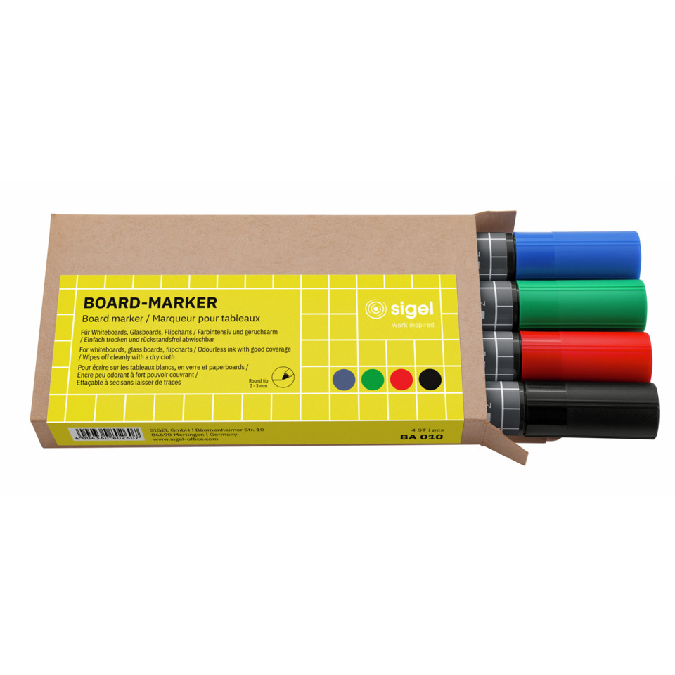 Board Marker, Marker Set, Color Markers, Yellow Box, Tinten Marker