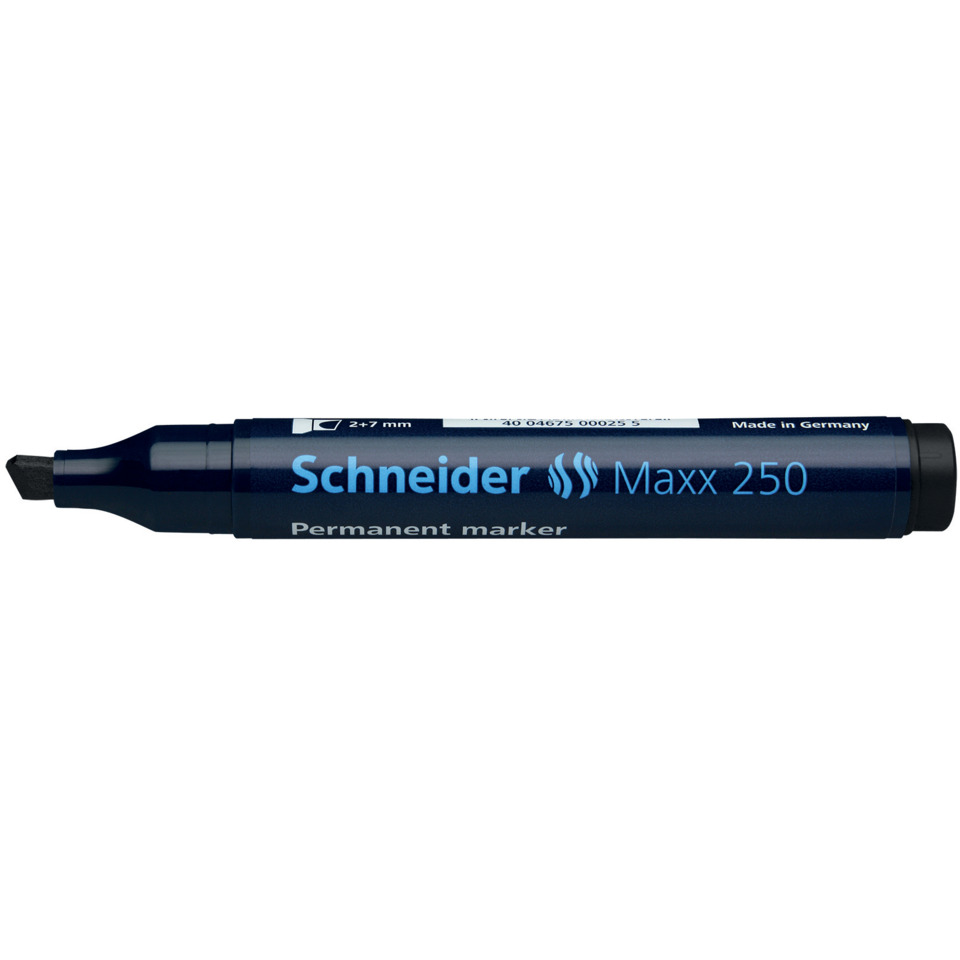 Permanentmarker, Marker, Schneider, Maxx 250, Spitze Winkel