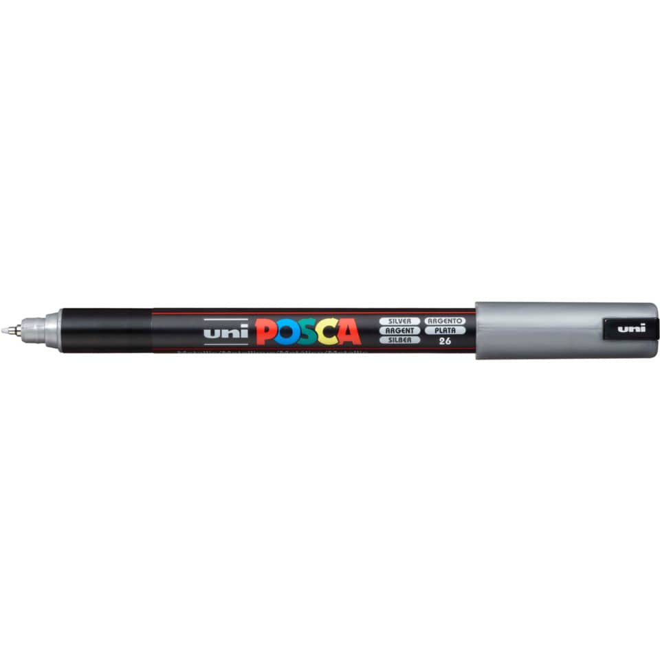 Marker, Permanentmarker, Schwarz, Gummierte Spitze, Universell