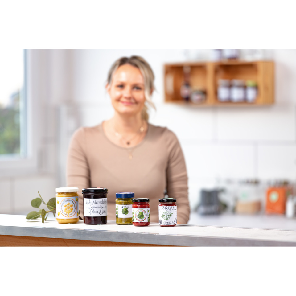 Glasdose, Kleinglas, Fruchtmarmelade, Kompott, Kitteldose