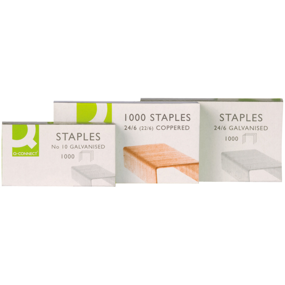 Stapel, Stahlstaples, Kupferbeschichtet, Galvanisierte Stapels, 1000 Stück