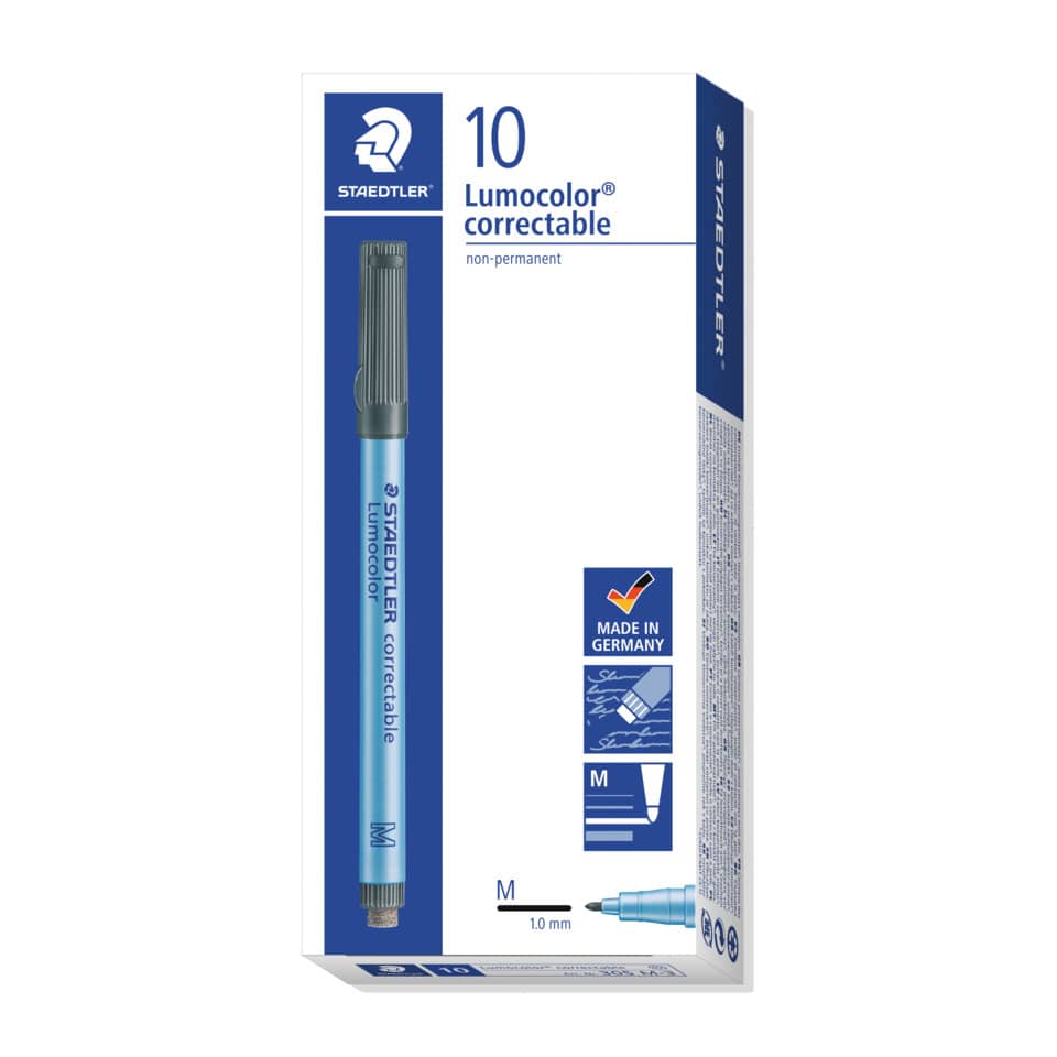 Luminicolor Correctable, Lumocolor, Non-permanent, Marker, Staedtler