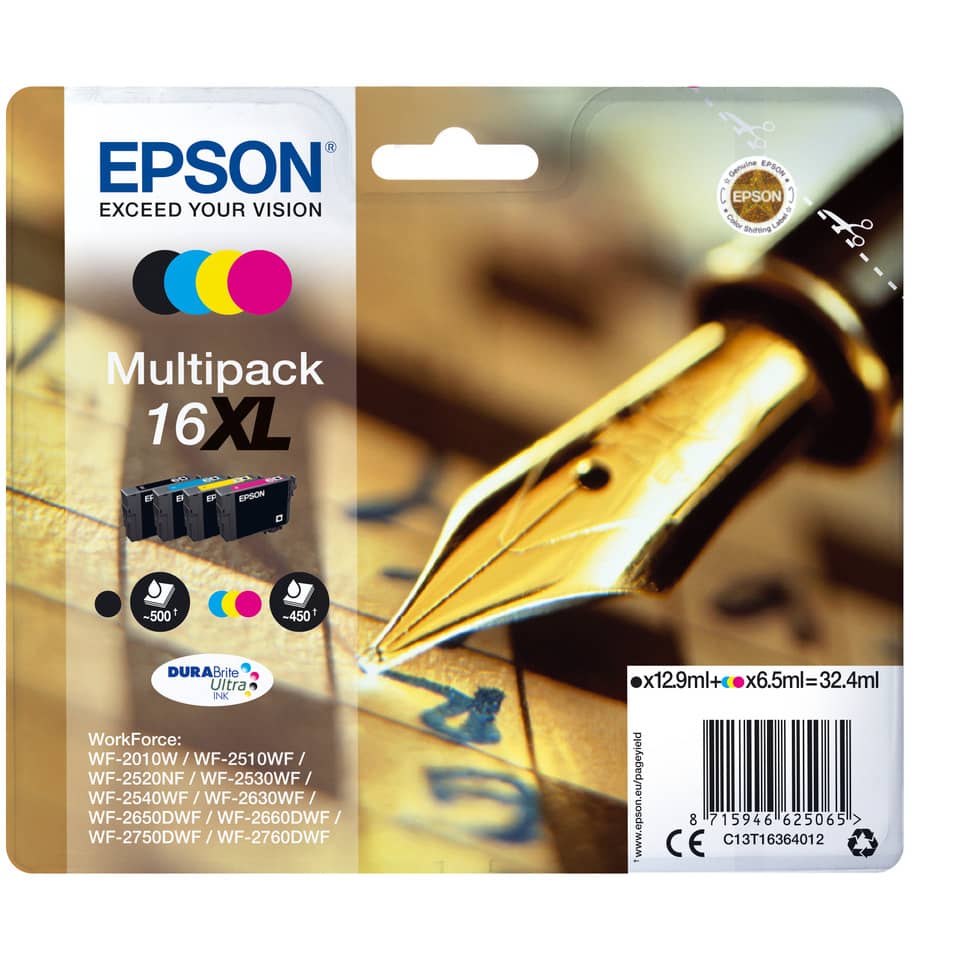 Multicard, 16XL, Tintenpatrone, DURABrite, EPSON