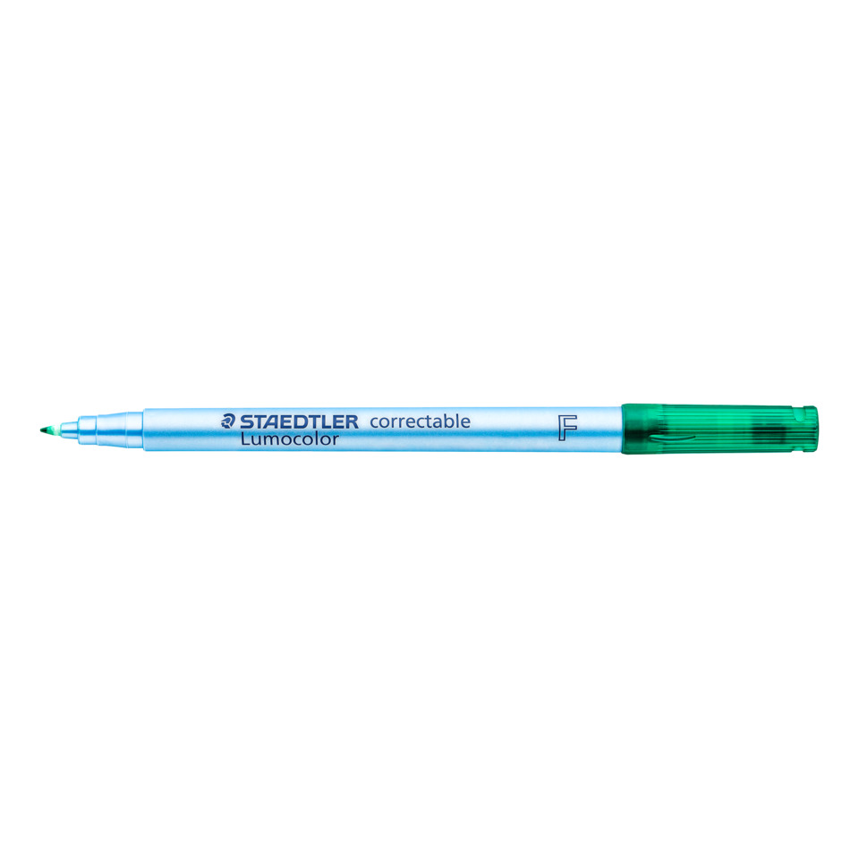 Lumi color, Filzstift, Markierungsstift, Korrekturstift, Grün, Korrekturstift, Lumocolor, Marker, Stift, Kunststoffhülle