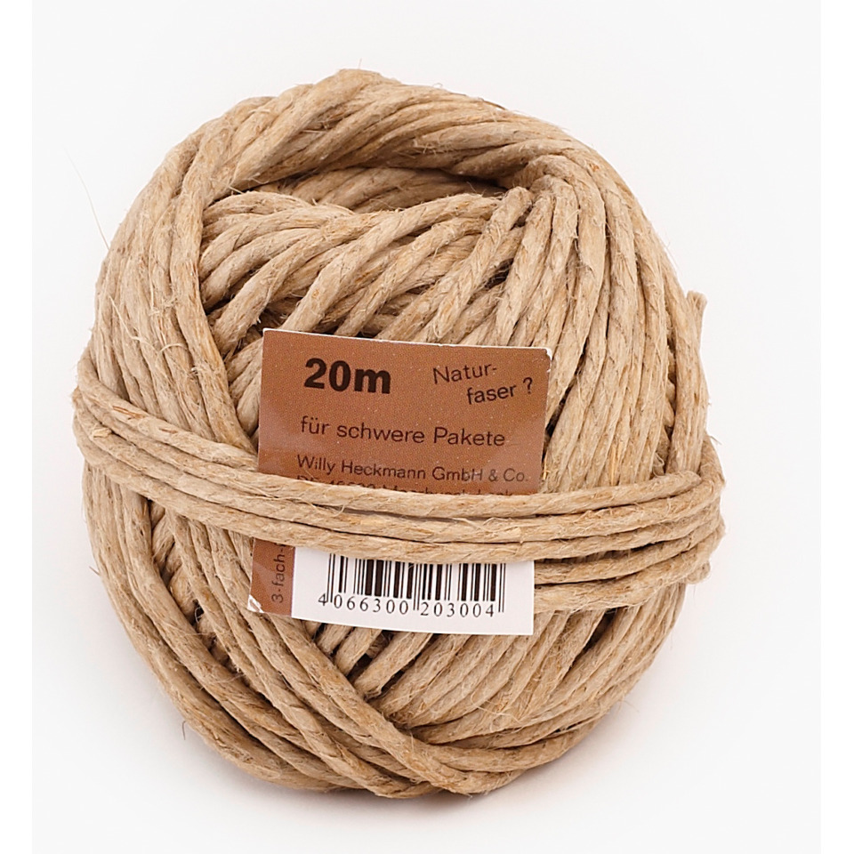 Kordel, Schnur, Naturfarbene, 20m, Garn