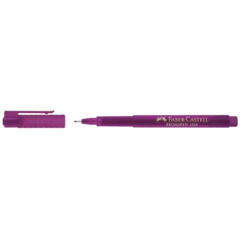 Fineliner Broadpen, 0,8mm, magenta FABER CASTELL 155437