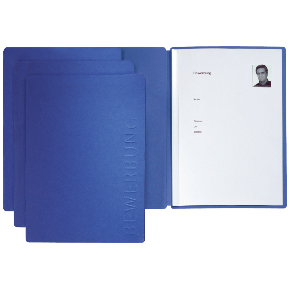 Notizbuch, Bindemappe, Blue, Kartenhülle, Dokumenteneinband