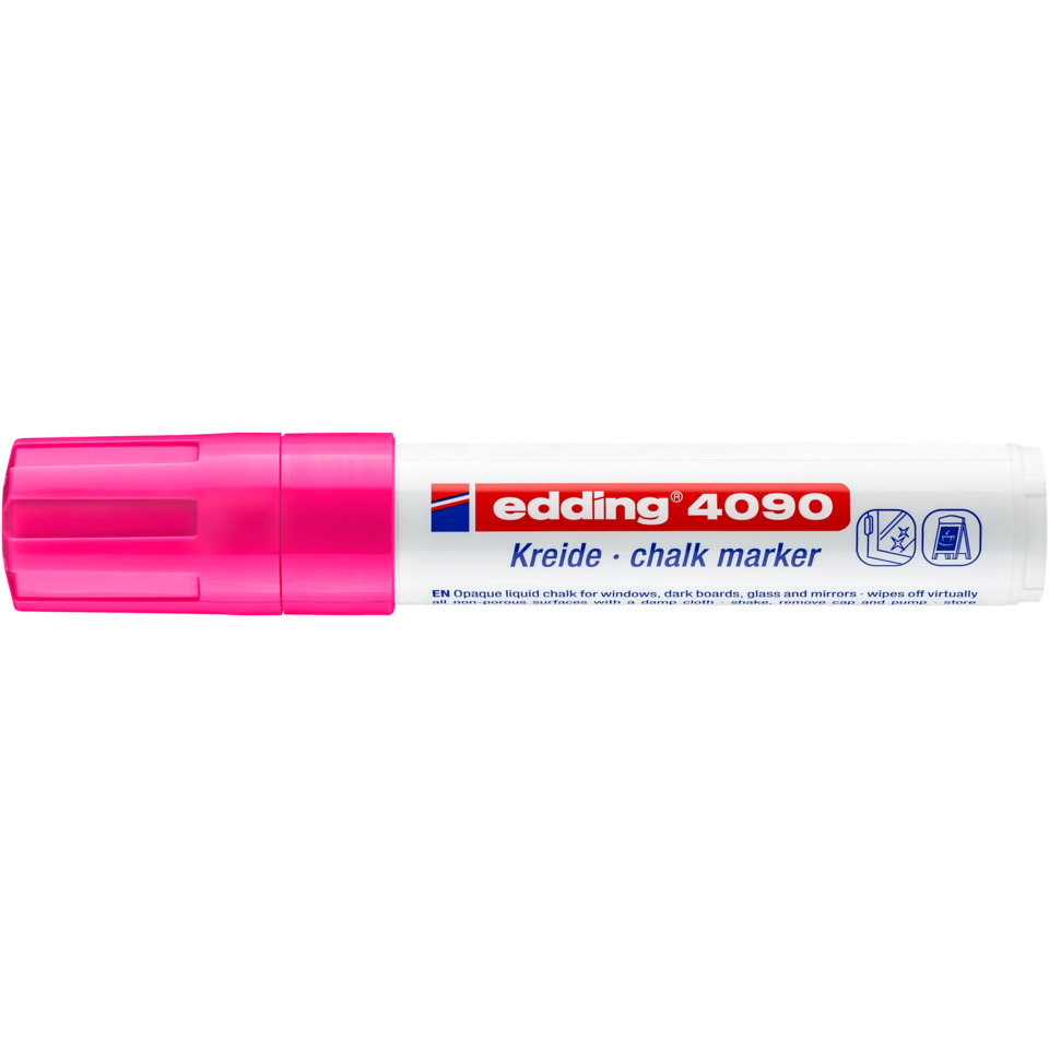 Windowmarker 4090, 4-15mm, Keilspitze, neonrosa EDDING 4-4090069
