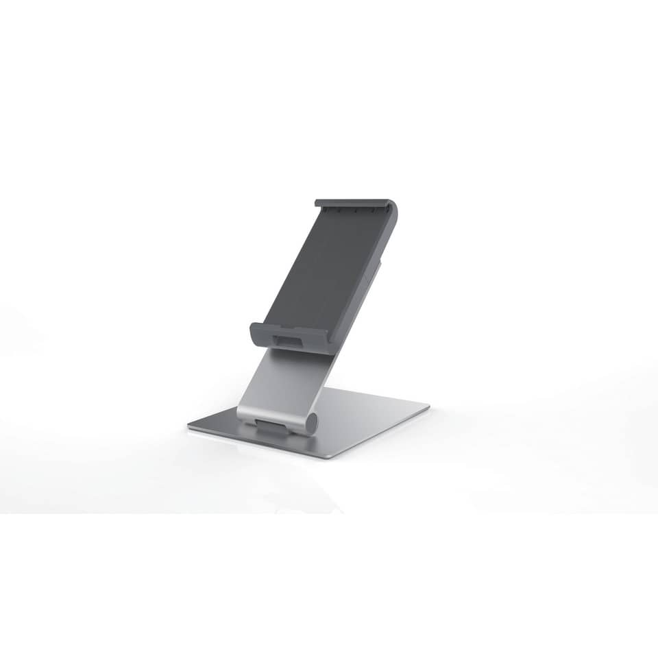 Telefonhalter, mobiler Halter, verstellbarer Ständer, Metall, Grau